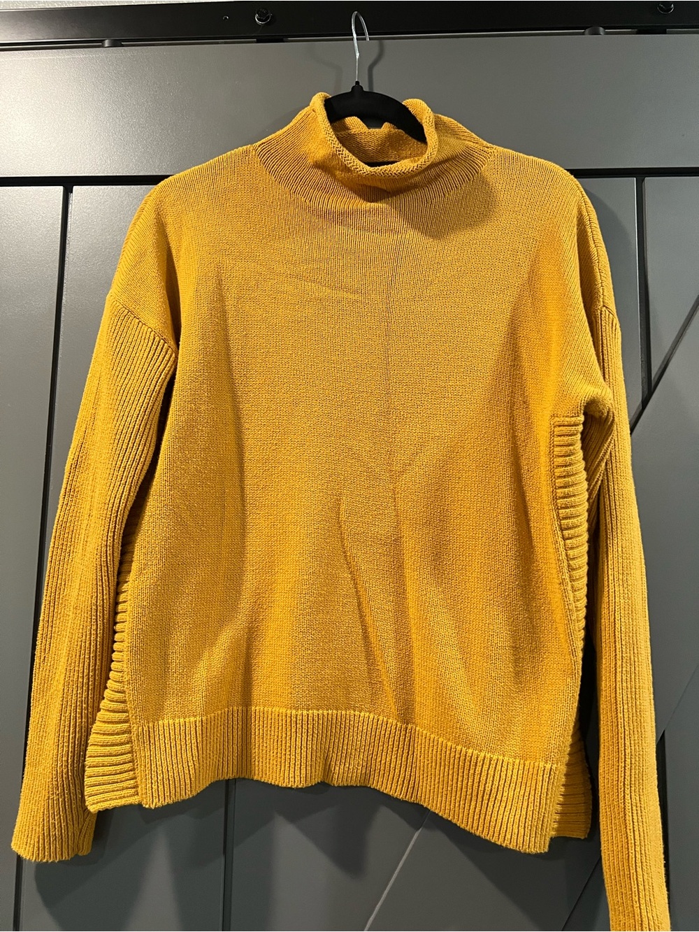 Tahari Mustard Yellow Turtleneck Sweater